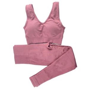 Mejor Fabricación Último Estilo Mujeres Yoga Conjuntos Oem Active Wear Venta Al Por Mayor Fitness Ropa Mujeres Yoga Conjuntos - Product Image 2