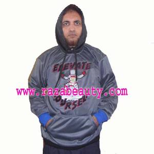 Sweat-shirt à capuche à manches longues de haute qualité pour hommes, sweat-shirt à capuche avec logo personnalisé, imprimé polaire de grande taille, automne/hiver délavé - Product Image 3