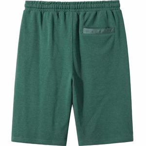 Vente en gros streetwear uni avec cordon de serrage short de jogging en coton éponge français épais et vierge short de survêtement en molleton de coton pour hommes - Product Image 1