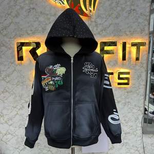 Sudadera con capucha y cremallera de alta calidad a precio razonable más demandada, sudaderas con capucha impresas de fábrica a precio barato para hombres, sudaderas con capucha para hombres - Product Image 1