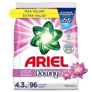 <b>Top</b> sales Ariel Laundry Detergent Powder with a Touch of Downy Freshness, 4.3 kg, 96 <b>Loads</b> - Product Image 1