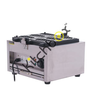 Gaufrier à cage rotative industrielle Kitchbox avec revêtement antiadhésif en acier inoxydable Puissance 1400W - Product Image 4