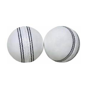 Pelota de críquet de 2 piezas de cuero blanco Ideal para entrenamientos y partidos de Club - Product Image 3