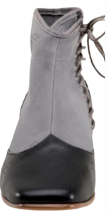 Venta al por mayor de calidad superior Stock de cuero genuino personalizado para mujer victoriano botas de encaje lateral - Product Image 5