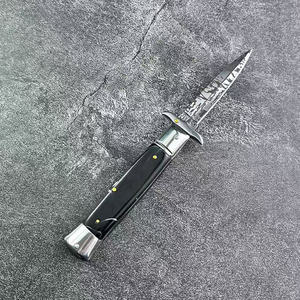 Customizable Wholesale OEM High Quality PRESTIGE BLADES <b>Industrial</b> Grade Wooden Handle Damascus Steel Drop Point Folding <b>Knife</b> - Product Image 3