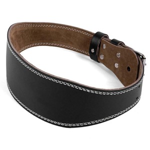 Cinturón de Cuero Genuino de Piel de Vaca para Levantamiento de Pesas, Powerlifting, Gimnasio, Fitness, Soporte Lumbar, Protección para Peso Muerto - Product Image 3