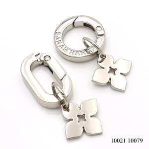 Tùy chỉnh <span class=keywords><strong>Keychain</strong></span> Carabiner tôm hùm Clasp với chia vòng chìa khóa - Product Image 3