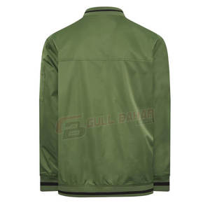 Chaqueta bomber de moda para hombre con forro acolchado y cuello alto para clima frío - Product Image 2