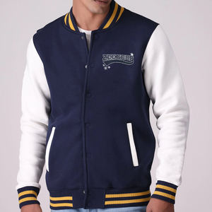 Chaqueta Universitaria Personalizada de Alta Calidad para Hombre, 100% Algodón, Impermeable, Resistente al Viento, Estilo Béisbol, Cuello Alto, para Invierno y Actividades al Aire Libre - Product Image 1