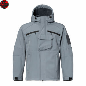Nueva chaqueta impermeable de poliéster suave para exteriores, senderismo, viajes, montaña, chaquetas tácticas con múltiples bolsillos para hombres - Product Image 1