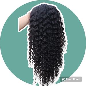 [RTS] Perruque bouclée Deep Wave 4x4 en cheveux vierges du Vietnam, super double drawn, meilleure qualité, cheveux bruts, pour professionnels - Product Image 2