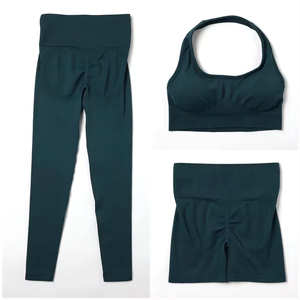 Conjuntos Deportivos Cortos Casuales de Alta Calidad para Mujer, Ropa Deportiva Transpirable para Gimnasio - Product Image 2