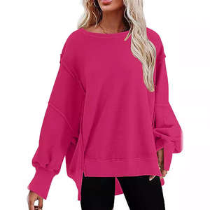 เสื้อฮู้ดผู้หญิงผ้าฝ้ายพรีเมียม ระบายอากาศได้ดี นุ่ม ทนทาน เหมาะสำหรับฤดูหนาว มีลายพิมพ์ คอกลม - Product Image 4