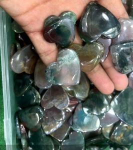 Hecho a mano 15-20mm labradorita corazón cabujón piedra preciosa natural para joyería de moda regalo del Padre - Product Image 1