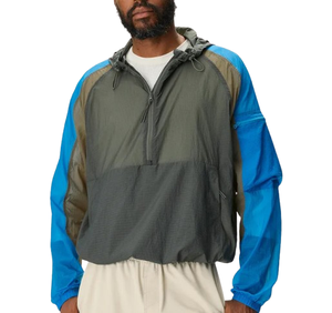 Chaqueta Cortavientos Impermeable Transpirable de Secado Rápido Ligera Personalizada para Hombre con Cierre de Cremallera para Gimnasio, Deportes al Aire Libre, Casual - Product Image 1