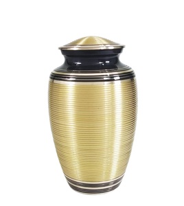 Urnas funerarias de cremación de aluminio de nueva adición para adultos, urna funeraria de entierro hecha a mano de estilo hermoso humano para cenizas, tamaño personalizado - Product Image 1