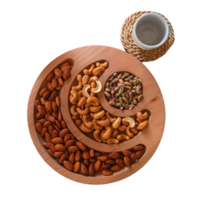 Lista superior Bandeja de madera árabe hecha a mano Artículos de decoración de Ramadán Bandeja de comida Exhibición Organizador de madera Juego de regalo de Ramadán Venta al por mayor Vietnam - Product Image 1