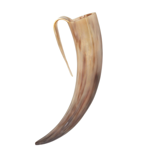 Cuerno de búfalo genuino Cuerno de cerveza para beber para los amantes de los vikingos Logotipo personalizado al por mayor Aceptable Gran artículo de fiesta - Product Image 6