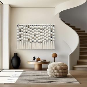 Luxury Boho Macrame <b>Wall</b> Hanging Mexican Zacaton Decor Lomas <b>Framed</b> Pattern <b>Wall</b> Hanging - Product Image 1
