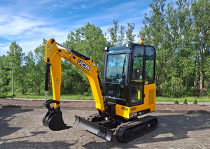 Mini-excavatrice sur chenilles JCB 16C-1, 16,1 CV, 50 CV, 70 CV, faible bruit, haute productivité pour la construction agricole - Product Image 5