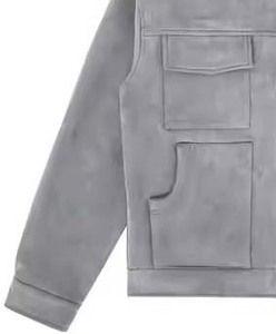 เสื้อแจ็กเก็ตผ้าแคนวาสแบบหนาสำหรับผู้ชายเสื้อแจ็กเก็ตทำงานผ้าฝ้ายขนาดใหญ่พิเศษระบายอากาศได้ดีสำหรับ2025 - Product Image 5