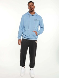 Sweat à capuche surdimensionné pour hommes en coton polaire pull-over décontracté hiver sweat à capuche coupe régulière logo personnalisé disponible - Product Image 2