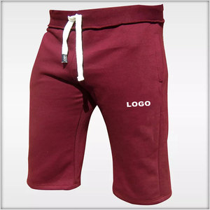 Pantalones cortos deportivos con compresor ecológicos para hombre, pantalones cortos tejidos de secado rápido de un solo color sólido con decoración de patrón - Product Image 4