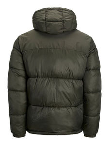Veste matelassée pour hommes personnalisée avec un nouveau design pour les hommes Logo personnalisé col à capuche hiver 2025 Veste matelassée à la mode pour hommes - Product Image 3