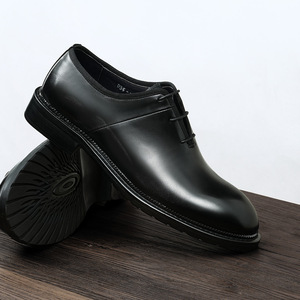 Zapatos Oxford de Cuero Vacuno de Primera Calidad con Tacón Acolchado y Diseño Antideslizante, Zapatos de Vestir para Caballeros - Product Image 3