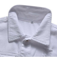 Chaleco Vaquero Más Vendido para Hombre, Invierno, Casual, Logotipo Personalizado, Alta Calidad, Moderno, con Cuello Camisero