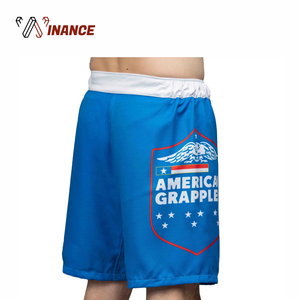 Pantalones cortos MMA de buena calidad para hombre Pantalones cortos de agarre con impresión de logotipo personalizado \ Jiu Jitsu Fightwear Pantalones cortos personalizados con el mejor estilo de corte - Product Image 4