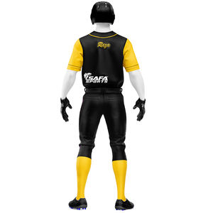 Uniforme de béisbol personalizado de alta calidad para hombres y mujeres, conjuntos de ropa deportiva al por mayor para softbol de talla grande, transpirable, de secado rápido - Product Image 4