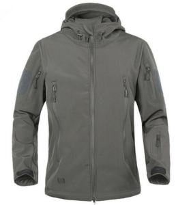 Chaqueta Softshell con Capucha, Chaqueta Impermeable, Chaquetas Forradas, Senderismo al Aire Libre - Product Image 4