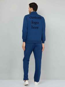 Nouveau survêtement de designer de haute qualité pour hommes Survêtements en tissu polyester à fermeture éclair vierge de conception personnalisée de qualité pour hommes - Product Image 4
