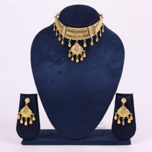 ขายส่ง14K 18K 24K ไมโครโกลด์ที่เต็มไปด้วยชุดสร้อยคอโชกเกอร์แฟชั่นสร้อยคอออกแบบแบบดั้งเดิมชุดเครื่องประดับ - Product Image 1