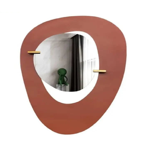 Espejo decorativo costero ovalado montado en la pared de Metal de hierro forjado cuadrado para la decoración de la sala de estar del Hotel del hogar - Product Image 5