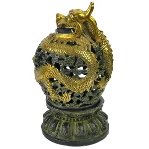 Quemador de Incienso Árabe de Latón de Lujo para Uso Religioso, 100% Natural y Duradero, Diseñado para Fragancias de Madera de Oud y Resina - Product Image 3