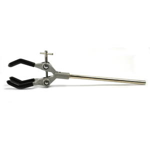 Abrazadera de laboratorio de plástico con mordazas recubiertas de goma de tres puntas para tubos - Product Image 1