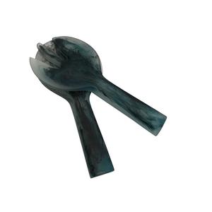 NOUVEAU Ensemble de serveurs à salade classiques en résine jetables durables de luxe pour la maison, l'hôtel et le restaurant. - Product Image 1