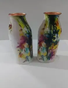 Botella de agua de cobre impresa de la mejor calidad Fabricante mundial suministrado por Regal Metal-Suministro mundial - Product Image 5