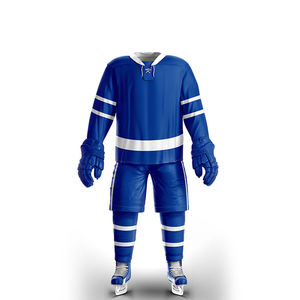 Fabriqué en usine en gros personnalisé arrivée haut à la mode respirant Logo personnalisé uniforme de hockey sur glace maillot de hockey sur glace de haute qualité - Product Image 4
