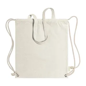 Borsa in Cotone Riciclato Holbery, Zainetti Ecologici per Promozioni, Stile con Coulisse - Product Image 6