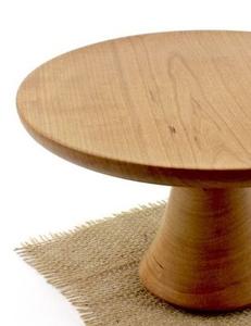 Présentoir à gâteaux en bois de mangue fait à la main pour une présentation élégante de desserts dans un café, un mariage ou une table d'événement - Product Image 4