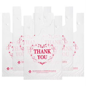 Gran oferta, bolsa de plástico para camisetas de restaurante y supermercado para embalaje - Product Image 2