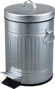 ถังขยะแบบใช้เท้าชุบสังกะสีสำหรับโรงพยาบาลและพื้นที่สะอาด-ถังขยะจำนวนมาก - Product Image 3