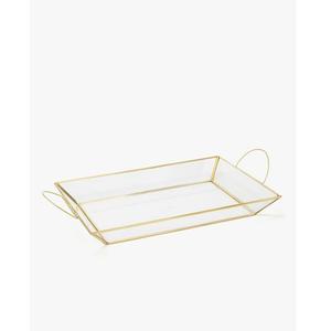 Plateau miroir en laiton design moderne métal indien et fer de meilleure qualité pour décor de maison hôtels restaurants. Plateaux de service Offre Spéciale - Product Image 1
