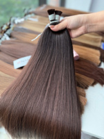 Article Populaire : Extensions de Cheveux Vierges Vietnamiens 100g Couleur Claire 60cm de Longueur Super Double Drawn Lots en Gros Ondulés Naturels