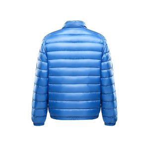 2025 Usine Logo Personnalisé Hommes Casual Léger En Plein Air Full Zip Manteau Toile Rembourré Packable Vestes Avec Col Montant - Product Image 6