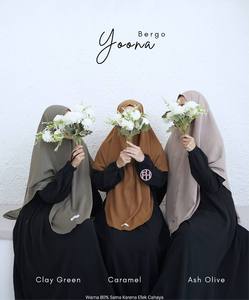 Vente en gros de foulards musulmans instantanés YOONA en polyester, prêts à porter - Product Image 4