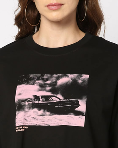 เสื้อยืดผู้หญิงผ้าฝ้ายระบายอากาศแขนสั้นสวมใส่สบายสไตล์ลำลองสำหรับฤดูร้อน - Product Image 5